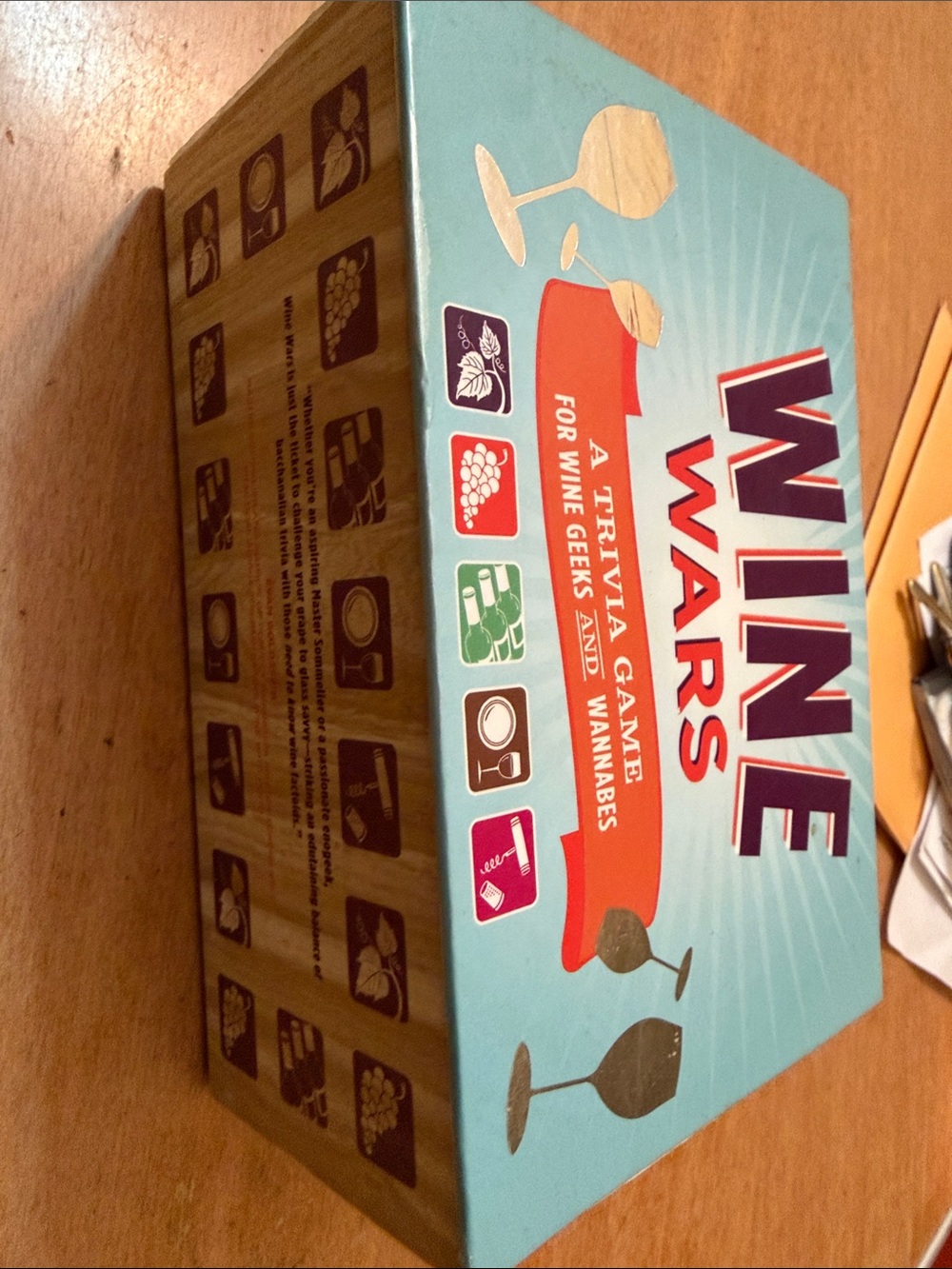 Wine Wars Trivia Game — Teal Edition